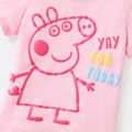 Peppa Pig Toddler Girl Character Print Short-sleeve Cotton Tee or Shorts Pink image 2