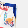 Toddler Boy Naia Animal Print Colorblock Elasticized Shorts Blue image 4