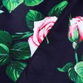 Kid Girl Floral Print Splice Button Design Belted Slip Jumpsuits Color block image 5