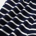 Baby Boy 95% Cotton Animal Print Striped Shorts Deep Blue image 5