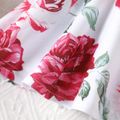 Baby Girl Allover Floral Print Flowy Sleeveless Tank Dress Color block image 5