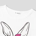 Easter Mommy and Me Rabbit Print Short-sleeve Tee White image 3