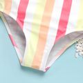Toddler Girl Boho Stripe Flounce Sleeveless Onepiece Swimsuit Pink image 5