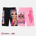 L.O.L. SURPRISE! Kid Girl Eco-friendly RPET Fabric Character Print Leggings Shorts Pink image 5