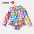 Gli Orsetti del Cuore Ragazza Infantile Costumi da Bagno Rosa Chiaro image 1
