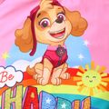 PAW Patrol Toddler Girl Bowknot Design Rainbow Print Sleeveless Onepiece Swimsuit Pink image 3