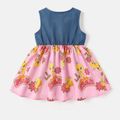 Looney Tunes Baby/Toddler Girl Character Panel Bow Decor Tank Dress ColorBlock image 2
