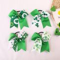 4-pack St. Patrick's Day Hair Ties for Girls (Random Printing Position) Multi-color image 3