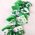 4-pack St. Patrick's Day Hair Ties for Girls (Random Printing Position) Multi-color image 1