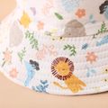 Toddler / Kid Cartoon Animal Print Bucket Hat White image 4
