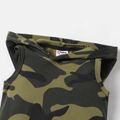 Baby Boy 95% Cotton Camouflage Print Hooded Sleeveless Jumpsuit Camouflage image 3