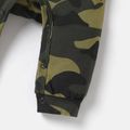 Baby Boy 95% Cotton Camouflage Print Hooded Sleeveless Jumpsuit Camouflage image 4