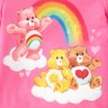 Care Bears Toddler Girl 2pcs Rainbow Print Naia Short-sleeve Tee and Flared Pants Set Pink image 3