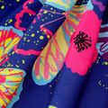 Baby Girl Bow Front Allover Butterfly Print Sleeveless Dress Multi-color image 5