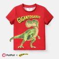 Gigantosaurus Toddler Boy Dinosaur Print Short-sleeve Tee Red image 1