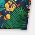 PAW Patrol Sibling Matching Letter Graphic Ruffle Trim One-Piece Swimsuit and Allover Plant Print Swim Trunks Colorful image 4