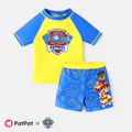 PAW Patrol Toddler Boy 2pcs Colorblock Tops and Trunks Swimsuit Dark Blue image 1
