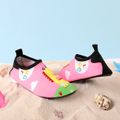 Toddler / Kid Dinosaur Pattern Slip-on Aqua Socks Pink image 3