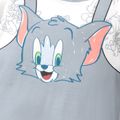 Tom and Jerry قطعة واحدة مواليد رجالي كم قصير مجسَّم نقش حيوانات اللون الرمادي image 3