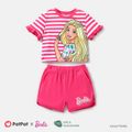 Barbie قطعتان حريمي حافة كشكشة حلو أطقم روزو image 1