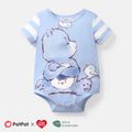 Care Bears Baby Boy/Girl Striped Short-sleeve Graphic Naia™ Romper Light Blue image 1