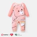 Gli Orsetti del Cuore Neonato Unisex Orso Infantile Manica lunga Tute Rosa image 1