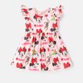 Disney Baby/ Toddler Girl Flutter-sleeve Allover Print Naia™ Dress Pink image 2