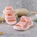 Toddler Lightweight Breathable Double Velcro Sandals Light Pink image 5