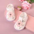 Baby / Toddler Floral Decor LED Prewalker Shoes Beige image 1