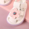 Baby / Toddler Floral Decor LED Prewalker Shoes Beige image 3