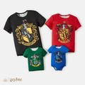 Harry Potter Look de família Manga curta Conjuntos de roupa para a família Tops Multicolorido image 2
