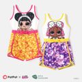 L.O.L. SURPRISE! Toddler/Kid Girl 2pcs Colorblock Sleeveless Rompers Yellow image 2