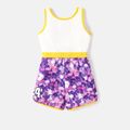 L.O.L. SURPRISE! Toddler/Kid Girl 2pcs Colorblock Sleeveless Rompers Yellow image 3