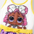 L.O.L. SURPRISE! Toddler/Kid Girl 2pcs Colorblock Sleeveless Rompers Yellow image 4