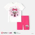 L.O.L. SURPRISE! Toddler/Kid Girl/Boy Character Print Tee and Cotton Shorts Set PINK-1 image 1