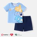 Care Bears Baby Boy/Girl 2pcs Short-sleeve Graphic Naia™ Tee and Cotton Shorts Set Blue image 1