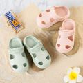Toddler / Kid Hollow Out Vented Clogs Light Pink image 2