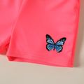 2pcs Toddler Girl Butterfly Print Camisole and Shorts Set Roseo image 5