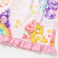 Care Bears Mommy and Me Allover Print Ruffle Trim Tank Top & Shorts Sets PinkyWhite image 4