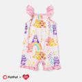 Care Bears Mommy and Me Allover Print Ruffle Trim Tank Top & Shorts Sets PinkyWhite image 1