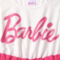 Barbie Mommy and Me Letter Print Belted Combo Tank Rompers White image 3