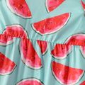 Naia™ Baby Girl Pom Poms Detail Allover Watermelon Print Tank Romper Red image 4