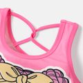L.O.L. SURPRISE! Toddler/Kid Girl 2pcs Back Crisscross Tank Top and Colorblock Shorts Set Pink image 2