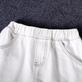 2pcs Toddler Boy Naia Colorblock Short-sleeve Tee and Elasticized Shorts Set White image 5