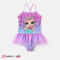 Lol. Überraschung! Kind Mädchen Mesh Spleiß Meerjungfrau einteiliger Slip Badeanzug helles lila image 1