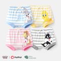 Looney Tunes Baby Boy/Girl Graphic Striped Shorts Pink image 2