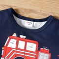 Toddler Boy Vehicle Print Short-sleeve Tee royalblue image 4