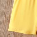 Toddler Girl/Boy Basic Solid Shorts Yellow image 5