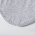 Toddler Girl Basic Solid Belted Short-sleeve Dress Grey image 3