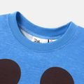 Disney Family Matching Character Print Solid Short-sleeve Tops Color block image 4